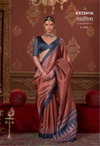 Takshshila By Kreshva P.C Silk With Ikkat Print Saree Online Wholesale
